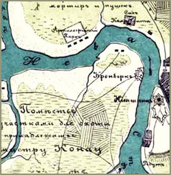 План местности 1716г.